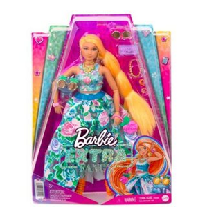 Mattel HHN14 Barbie Extra Fency - Květinové šaty